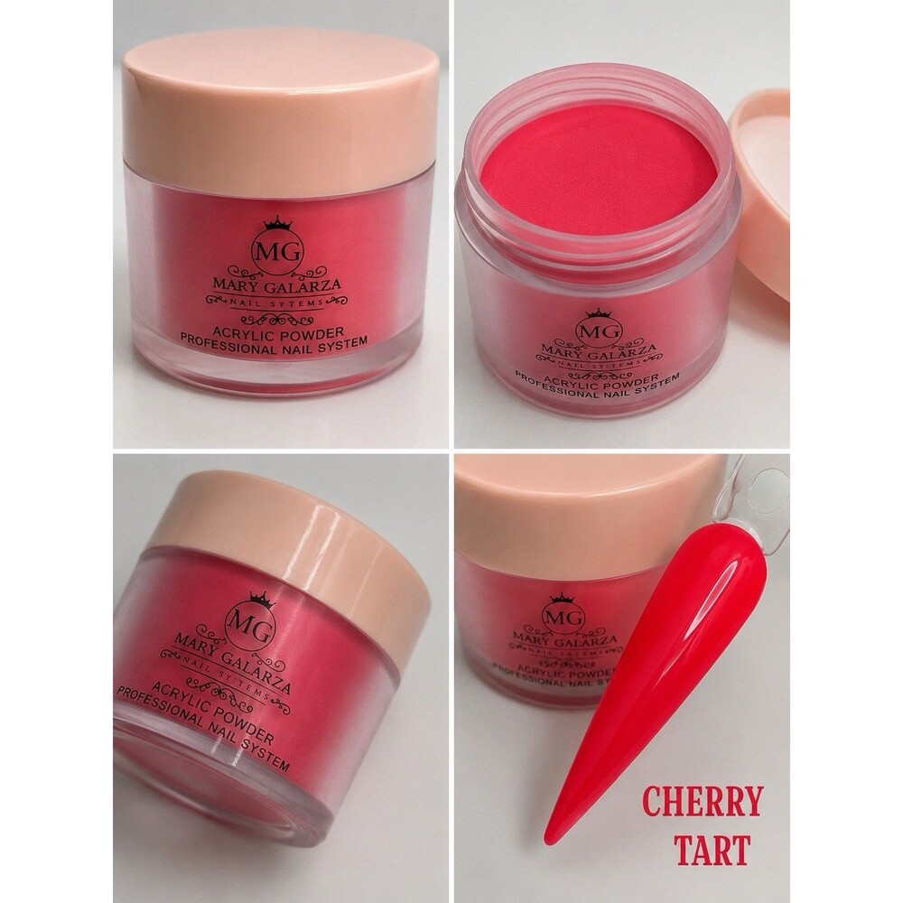 Mary Galarza Nail System Acrylic Powder Color Powder Cherry Tart